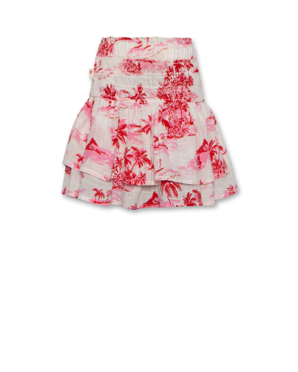 delphine hawaii skirt - red