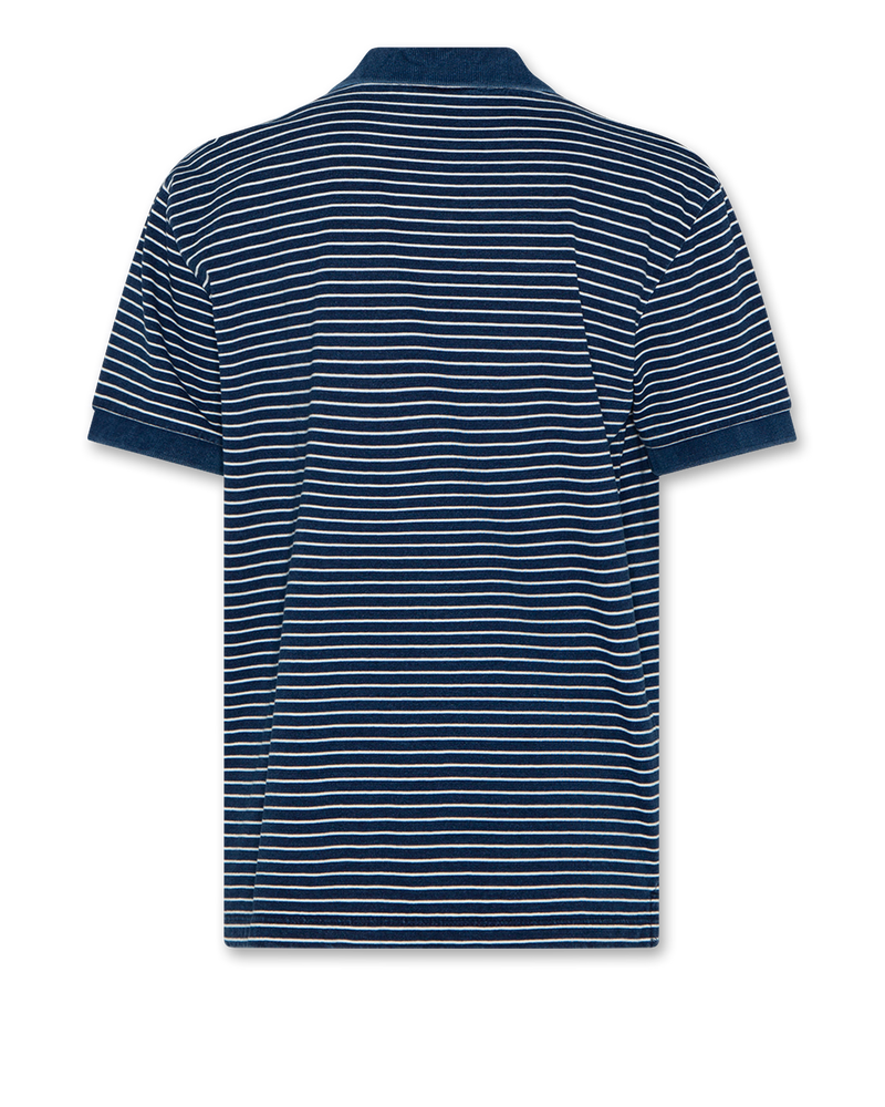 otsan polo t-shirt striped 000760 - indigo