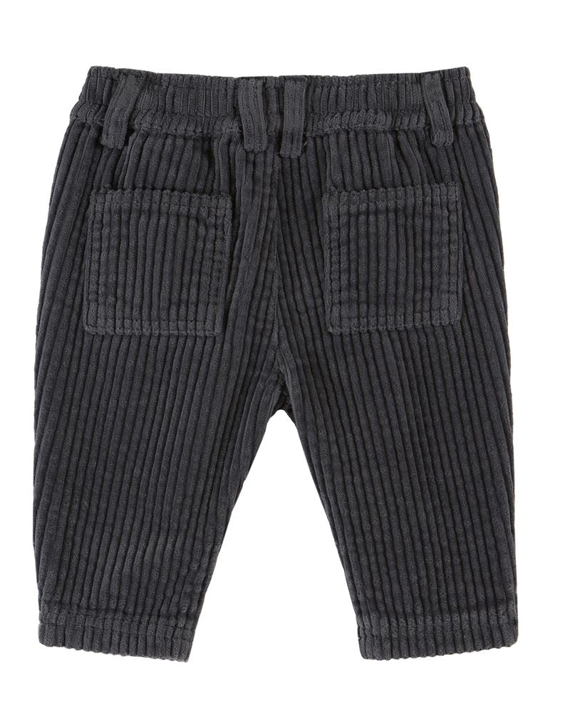 CORDUROY TROUSERS AC031 - CARBONE