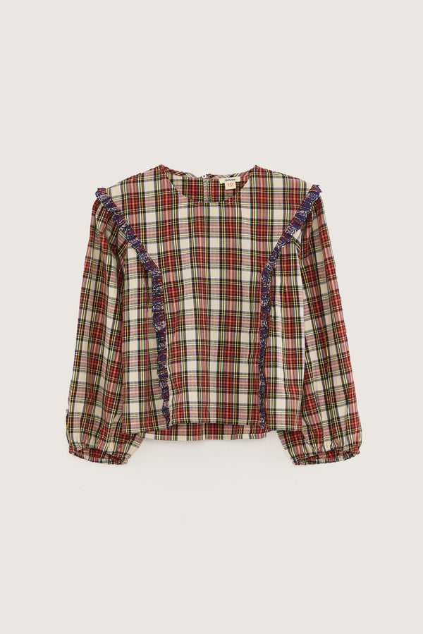 HIMPI C1336 BLOUSE - CHECK B