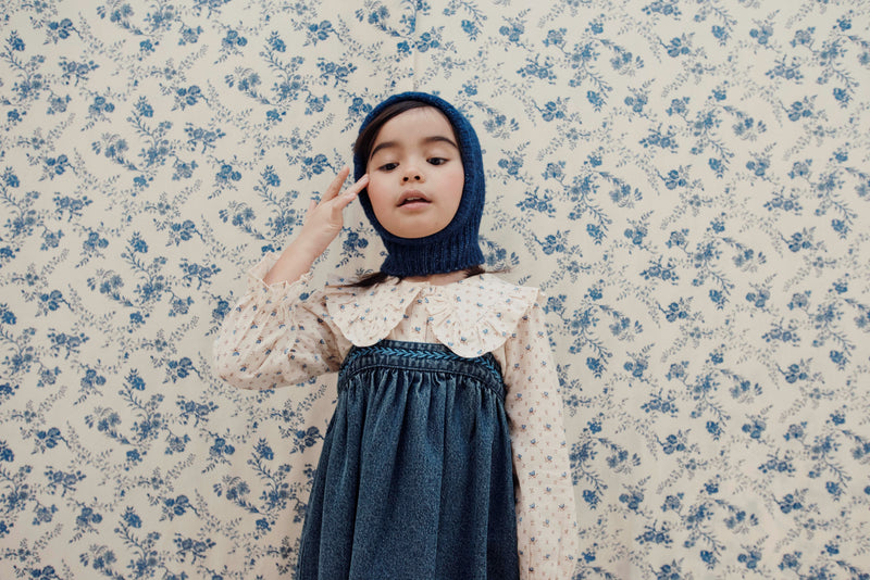 LOOSE STRAPS DRESS AC083A - DENIM