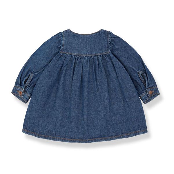ADDAIA WASHED DENIM dress - denim