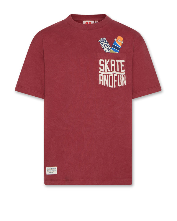 KANYE T-Shirt Fun - 000680 Bordeaux