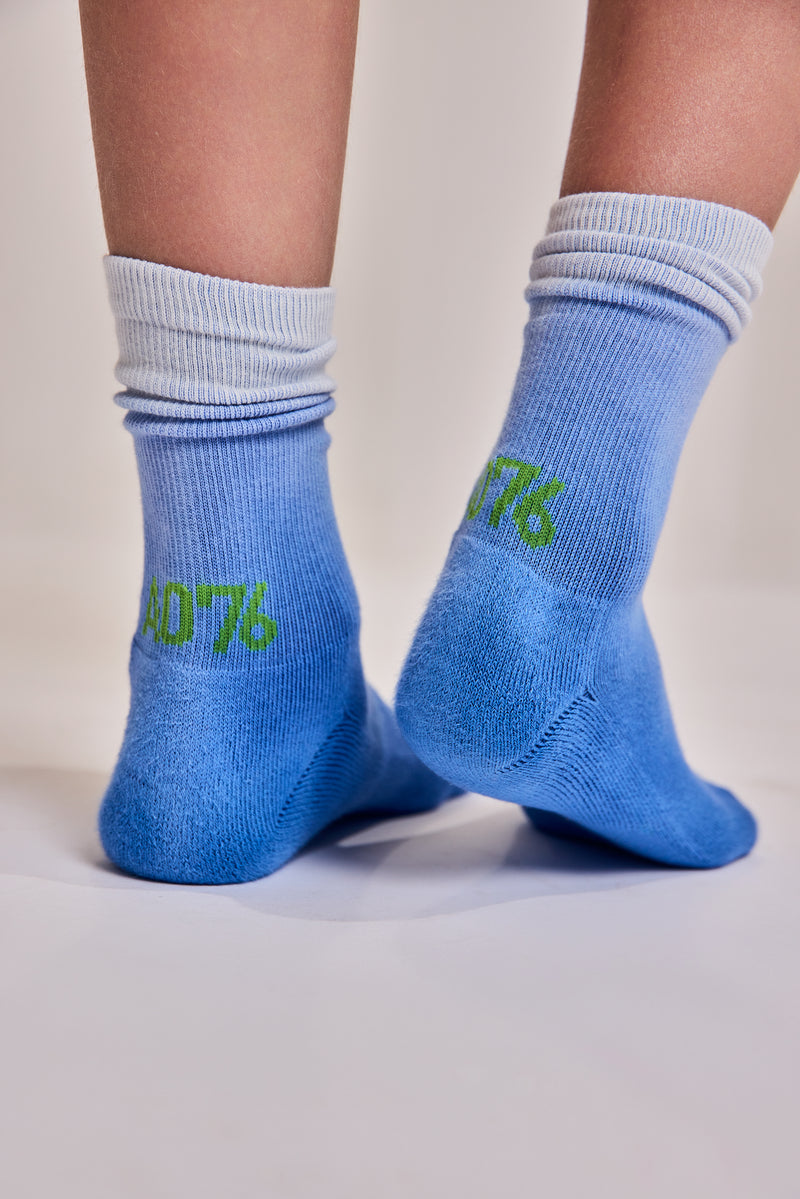 chicago socks B 000707 - bright blue