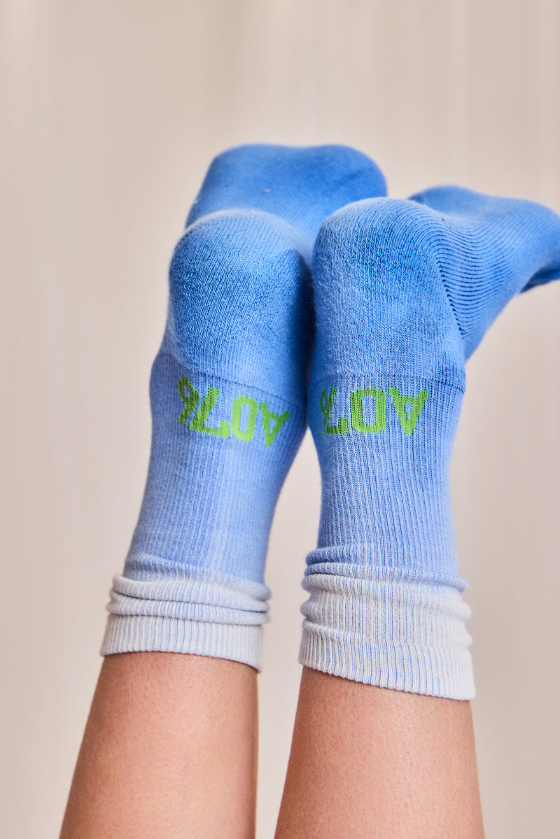 chicago socks B 000707 - bright blue