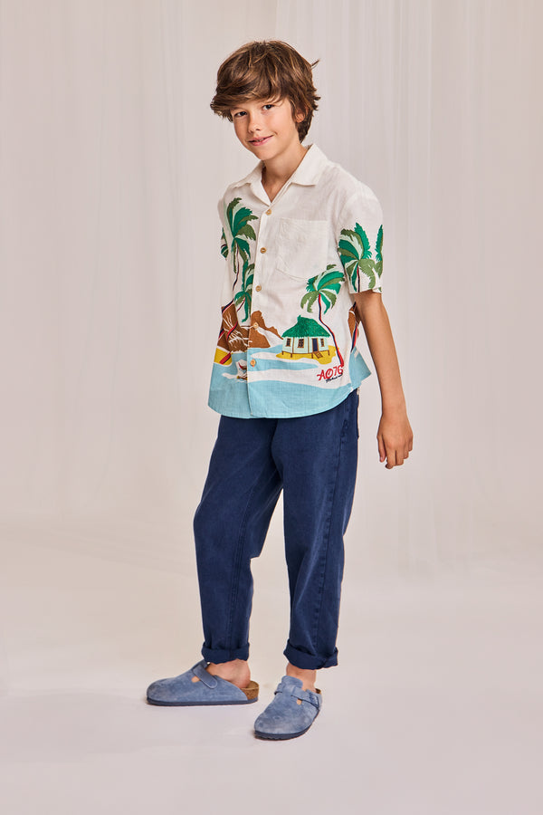 hawaiian malindi shirt 000099 - multicolour