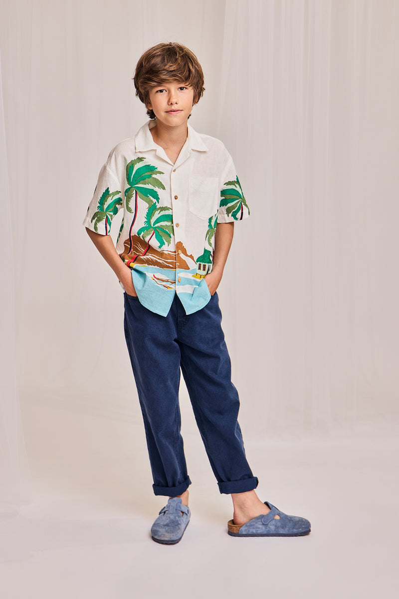 hawaiian malindi shirt 000099 - multicolour