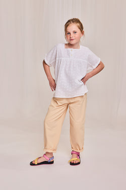 coco ribstop pants 000116 - cream