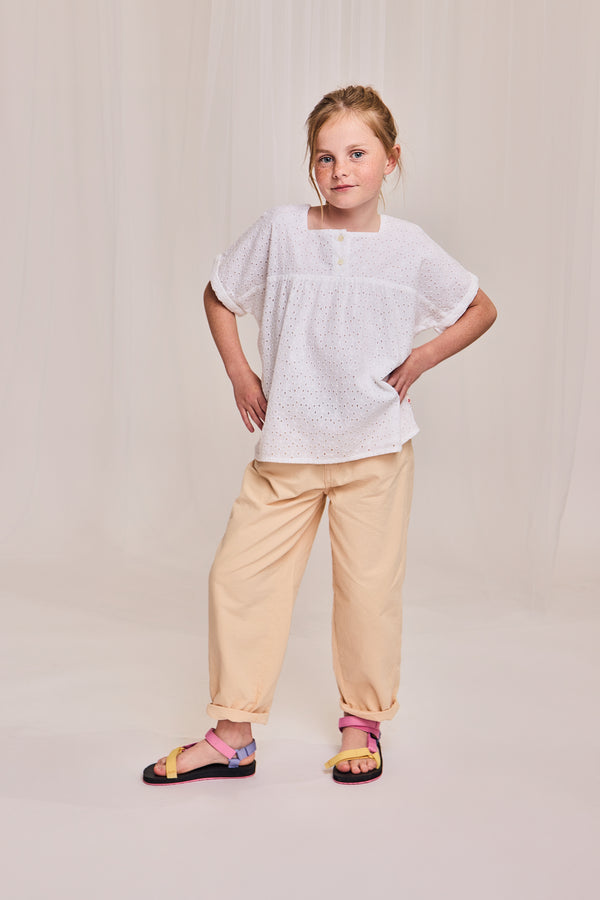 coco ribstop pants 000116 - cream