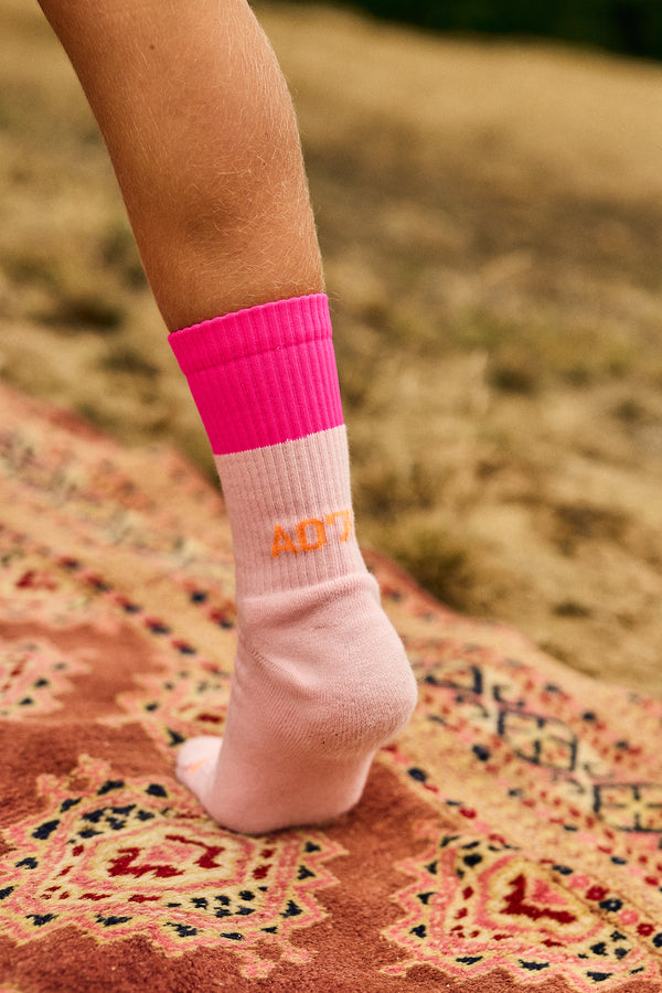 otto socks G 000510 - fluo pink