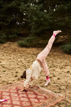 coco ribstop pants 000504 - rose