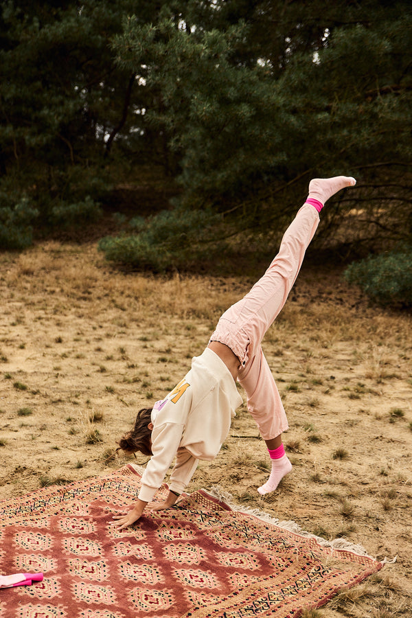coco ribstop pants 000504 - rose