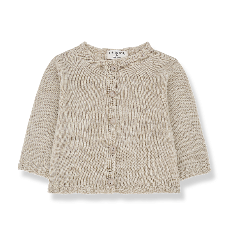 MUSHA knit cardigan - beige