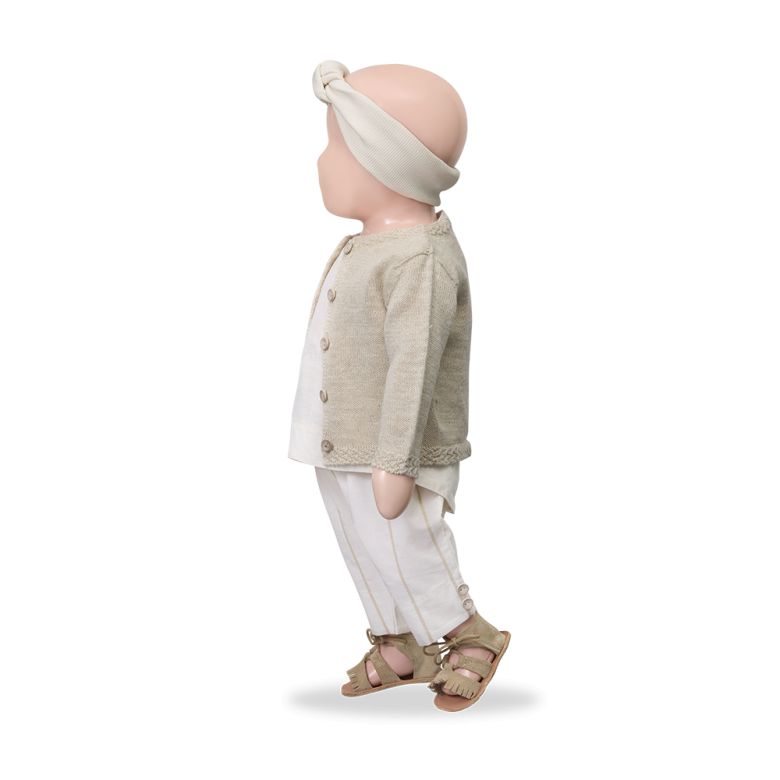 MUSHA knit cardigan - beige