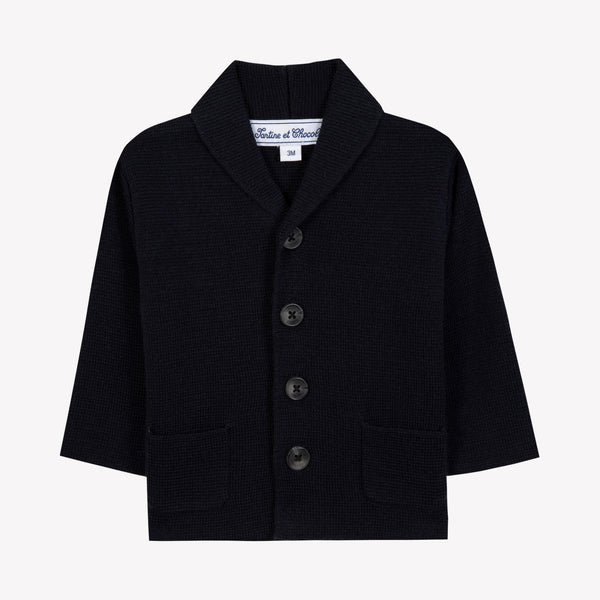 BABY CEREMONIE GARCON GILET3 - Marine (cb18021 )