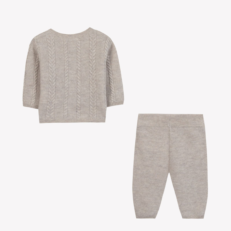 PREMIER TROUSSEAU MIXTE ENSEMBLELONG5 - Moka chiné (CB36010)