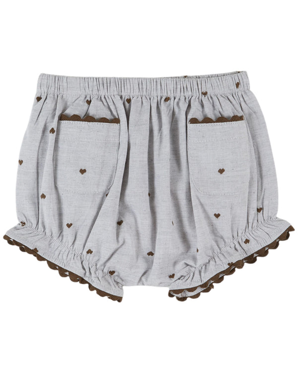 HEART JACQUARD BLOOMER AC210 - COEUR