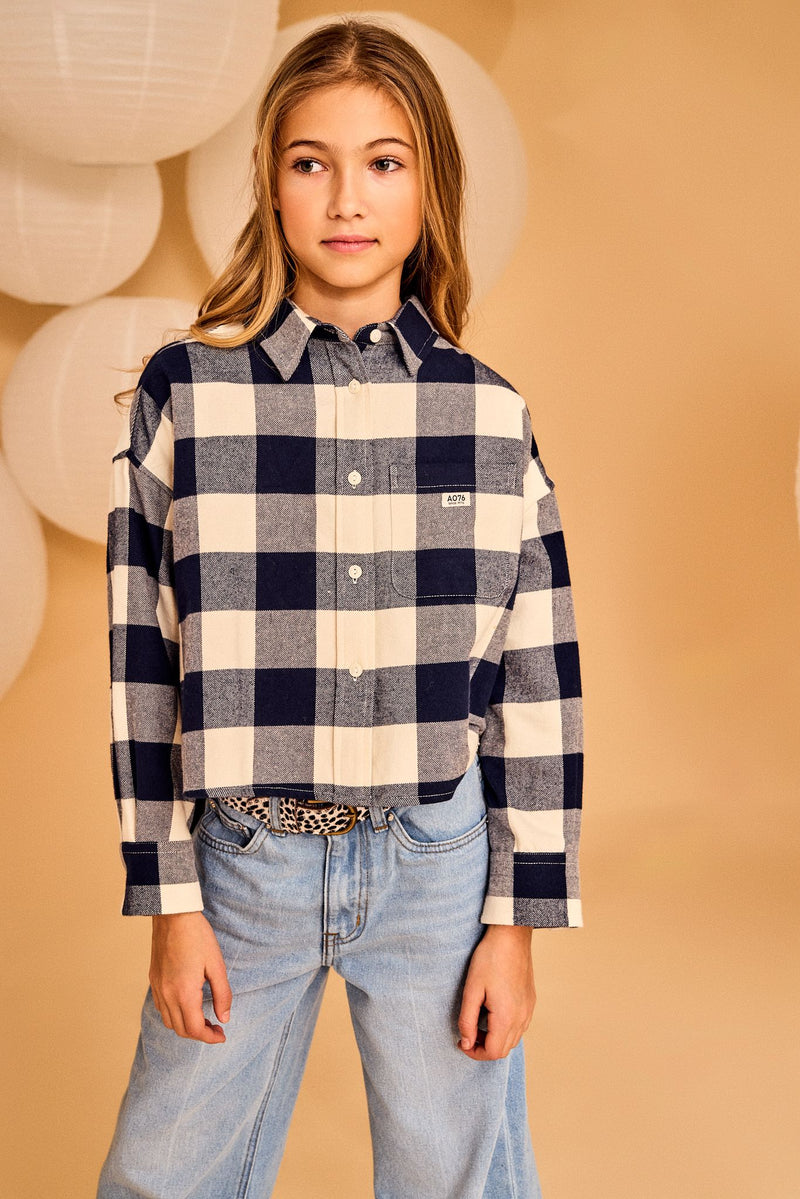 bini shirt jin - classic navy