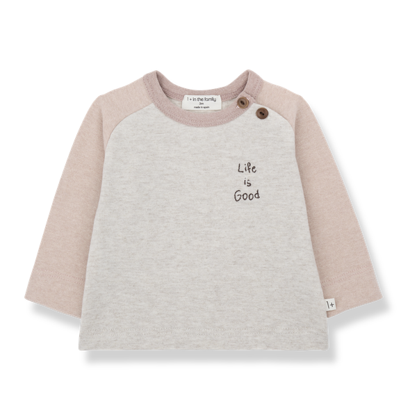 PAUL PLAIN JERSEY ranglan t-shirt - nude