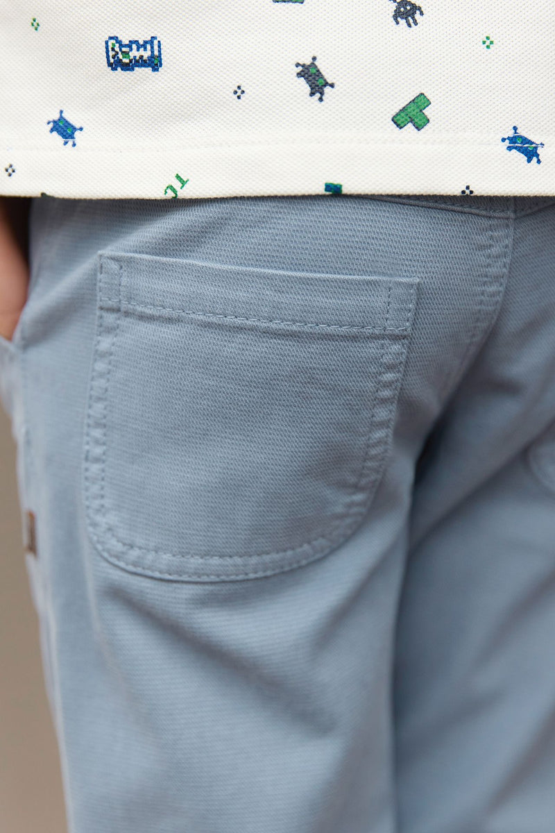 PETIT ROBOT PANTALON 13BIS - Bleu grisé (CB22073)
