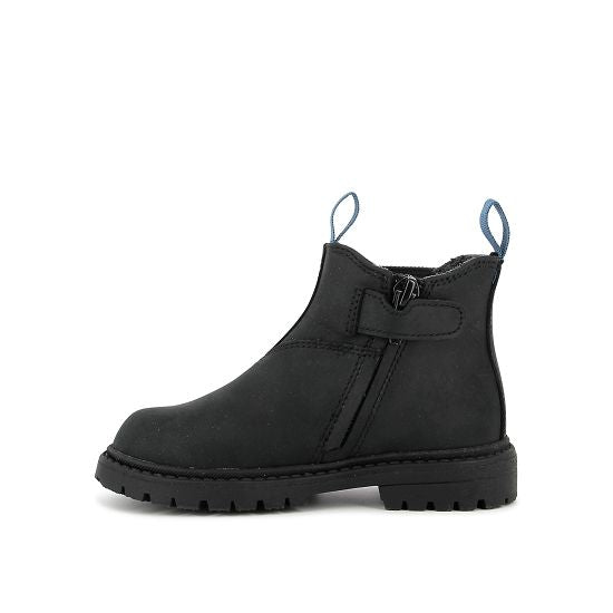 BOOTS CHELSEA CRAZY HORSE - BLACK