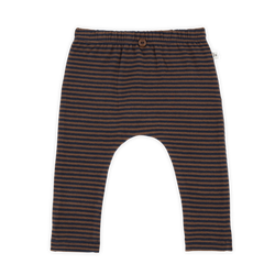 PIA STRIPED JERSEY leggings - castagna