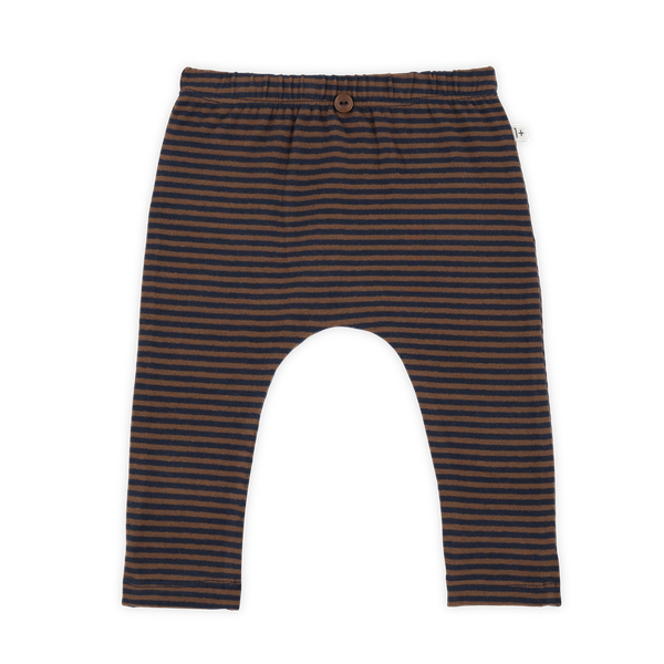 PIA STRIPED JERSEY leggings - castagna