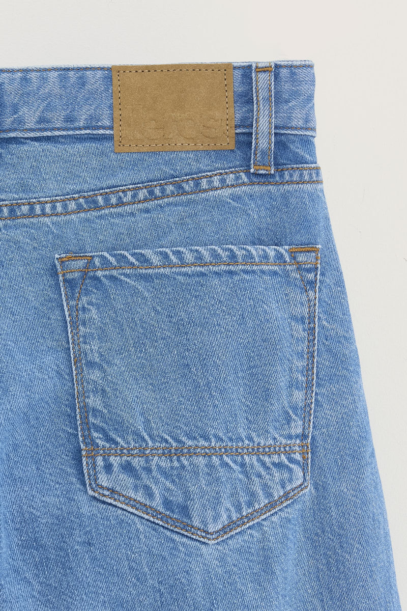 KAE D0498 JEANS - MD BLUE BLEACH