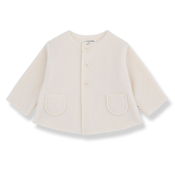 MARIE BAMBOO POLAR jacket - ecru