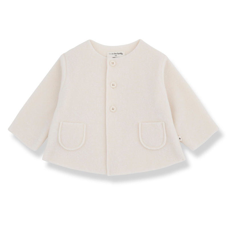 MARIE BAMBOO POLAR jacket - ecru