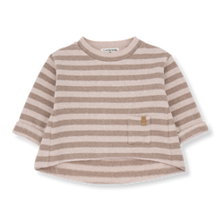 PETRA SOFT MEDIUM STRIPE FLEECE girly sweater - nude (light pink)