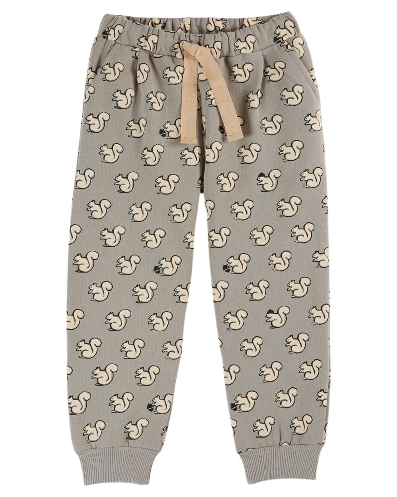 SQUIREL ALL OVER PRINTED JOGGER AC150 - GRIS CLAIR