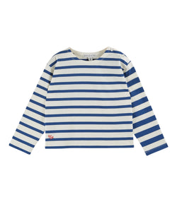 SAILOR TEE SHIRT AC135 - ECRU/MARINE