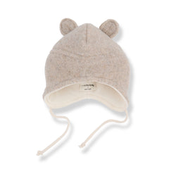 DENNIS RECYCLED WOOL beanie - beige