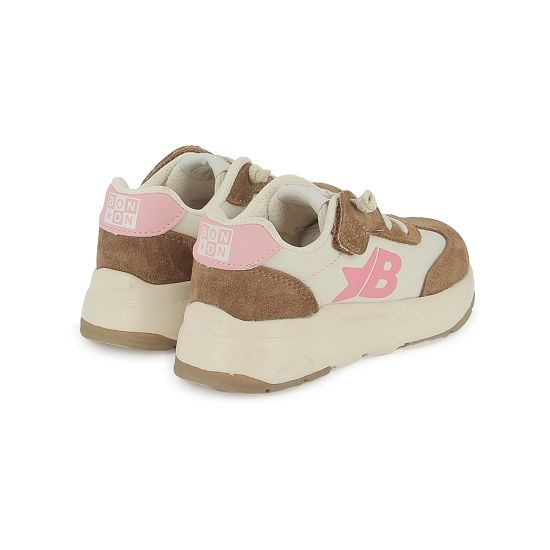 YARD BASKET VELOURS-NYLON - DK CAMEL-CREAM-PINK