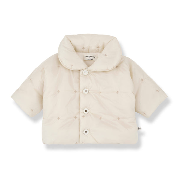 AMANDINE NB PADDED MICROFIBER padded jacket - ecru