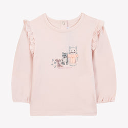 BABY PETITS TRESORS TEE-SHIRT 1 - Rose pâle CB10001