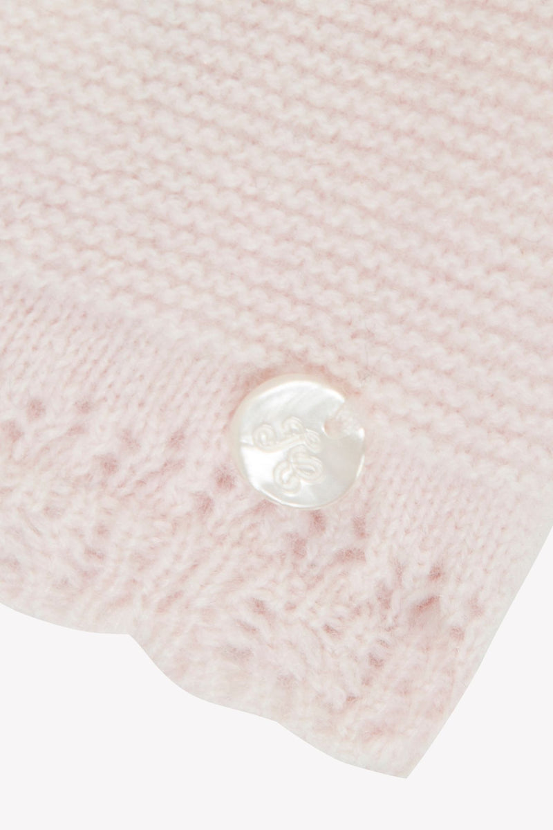 PREMIER TROUSSEAU FILLE BONNET 4 - Rose pâle (CB90030)