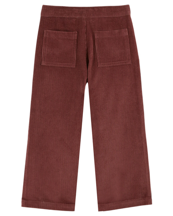 FLOWERS POCKETS TROUSERS AC087 - VIOLINE