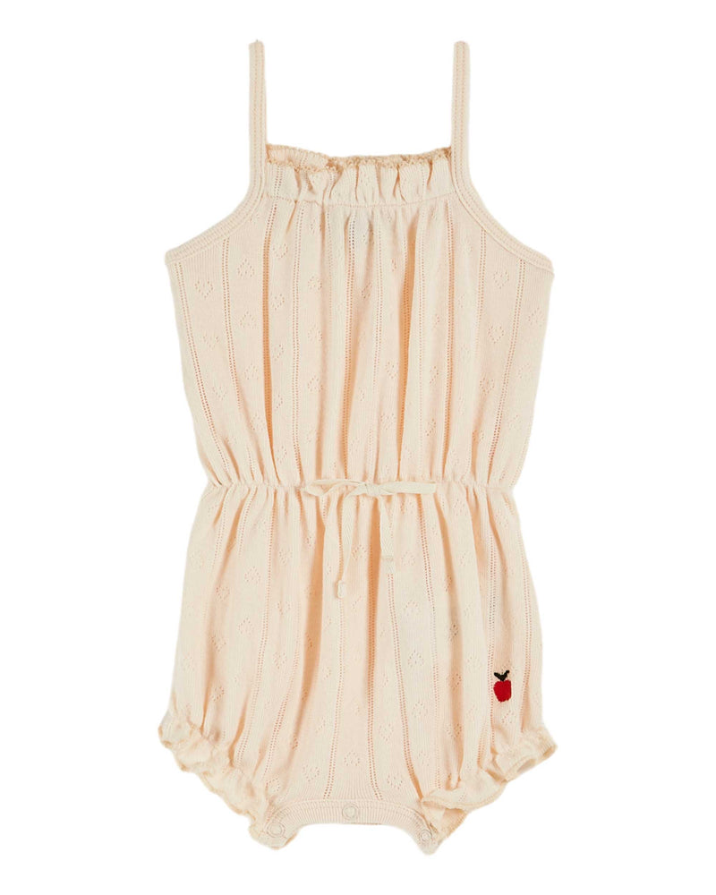 OPENWORK ROMPER - CREME
