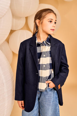 poke han blazer - classic navy