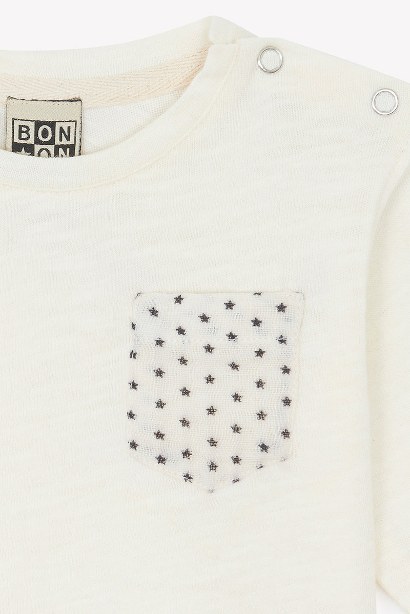 Tee-Shirt Lexie bb - Ecru bonton