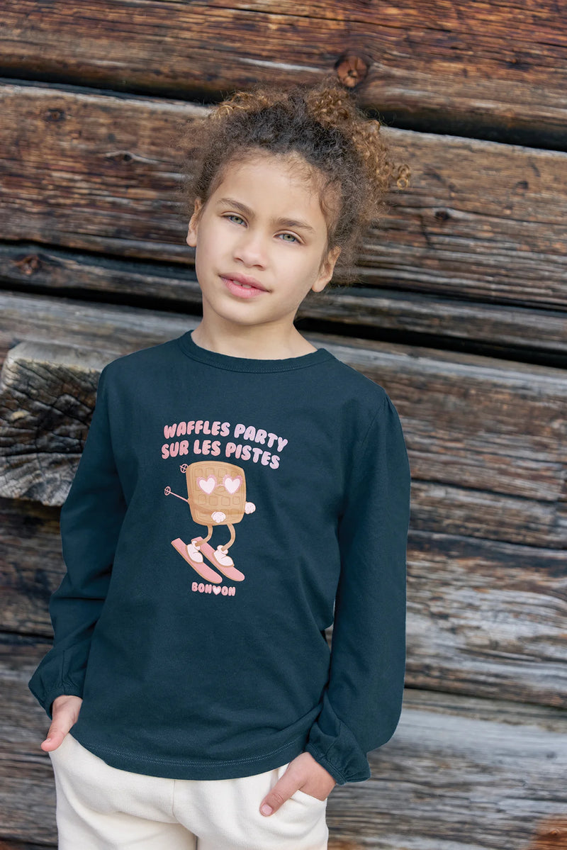 WAFFLE Tee-Shirt - BLUE LAKE BB10042