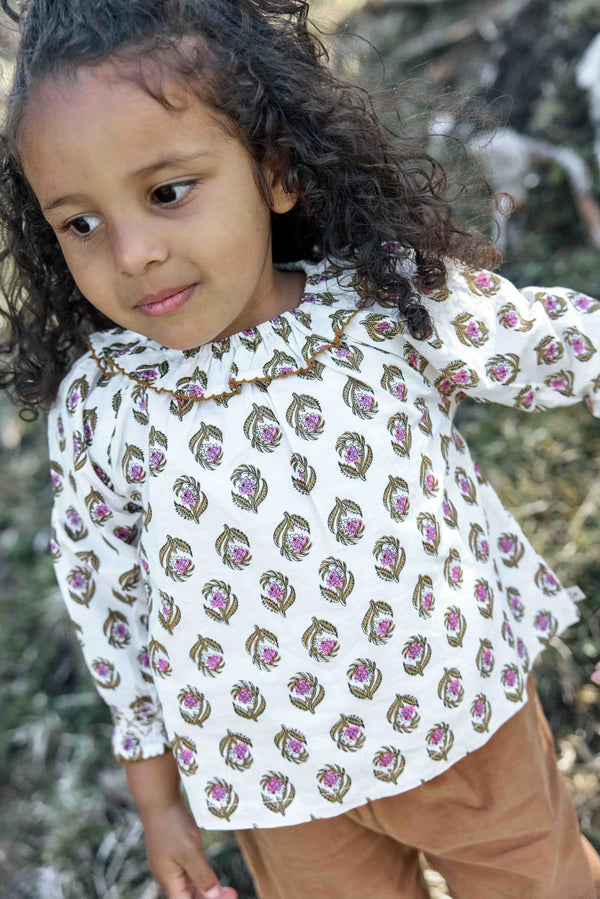 BLOUSE SOLANE - BLOCKPRINT BB12001