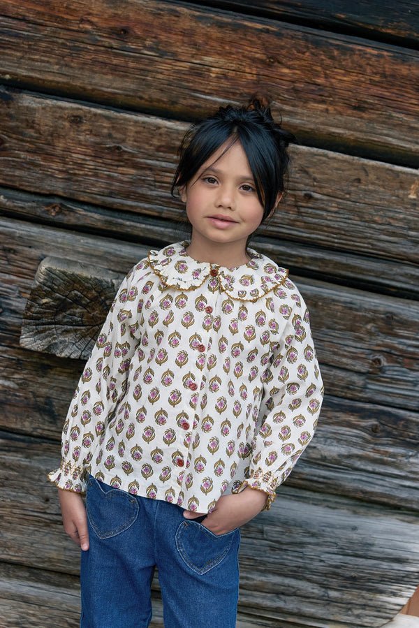 CHEMISE FIGUE - BLOCKPRINT