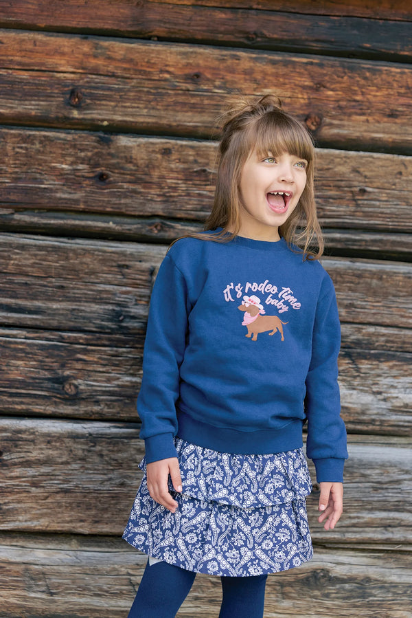 SMILE RODEO Tee-Shirt - BLEU BRUT BB15042