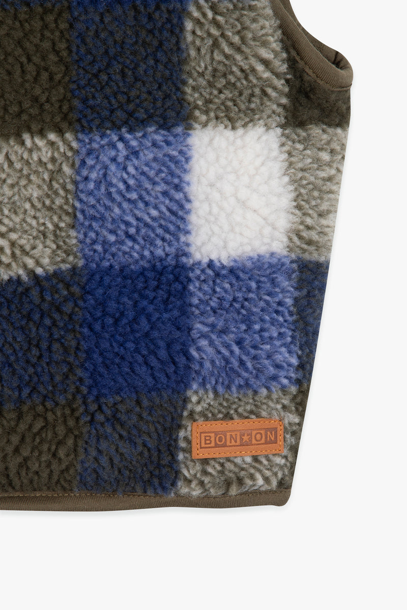 MONTBLANC Fleece Vest - BLEU BRUT