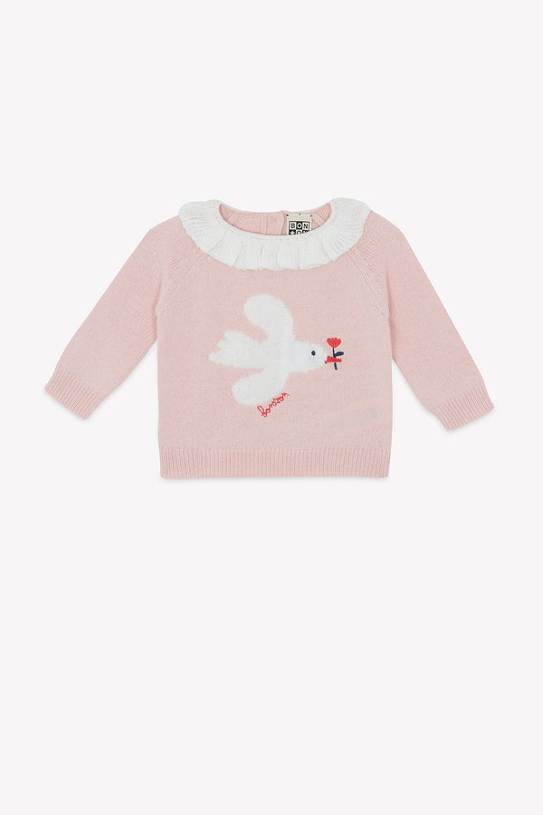 LILY BB BIRD sweater - rose blossom BB18091