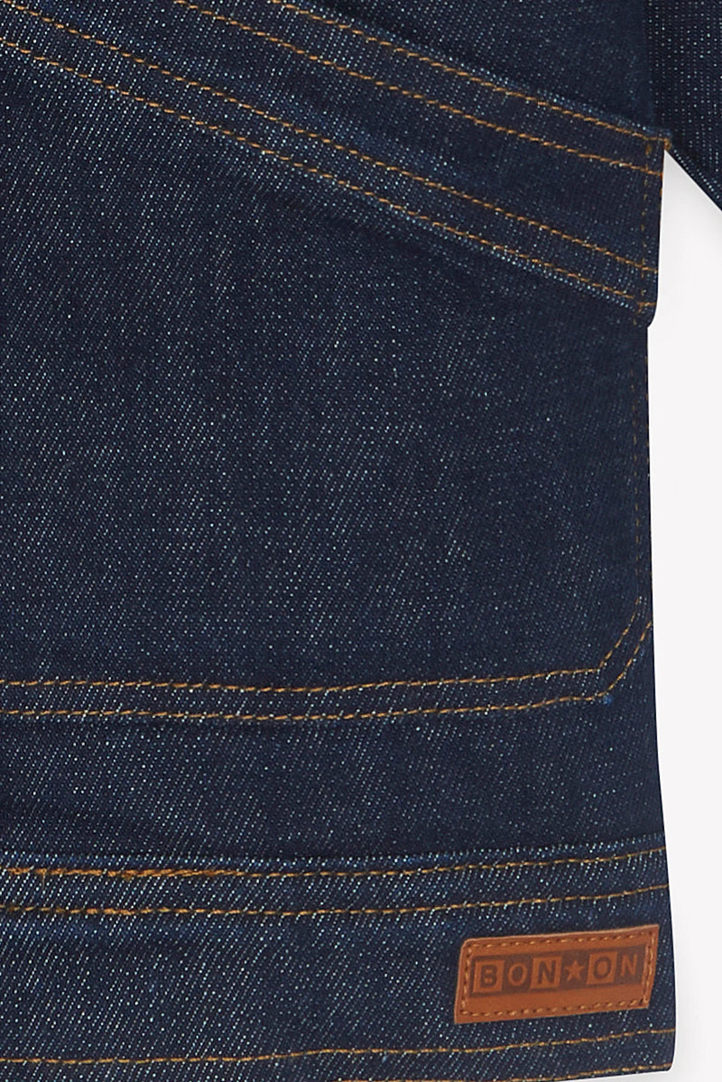 BLOUSON MAO - DENIM BRUT