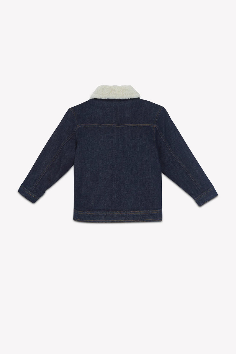 BLOUSON MAO - DENIM BRUT
